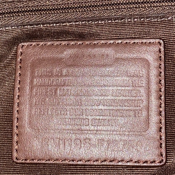 COACH Brown Fabric Tote Medium - Picture 12 of 13